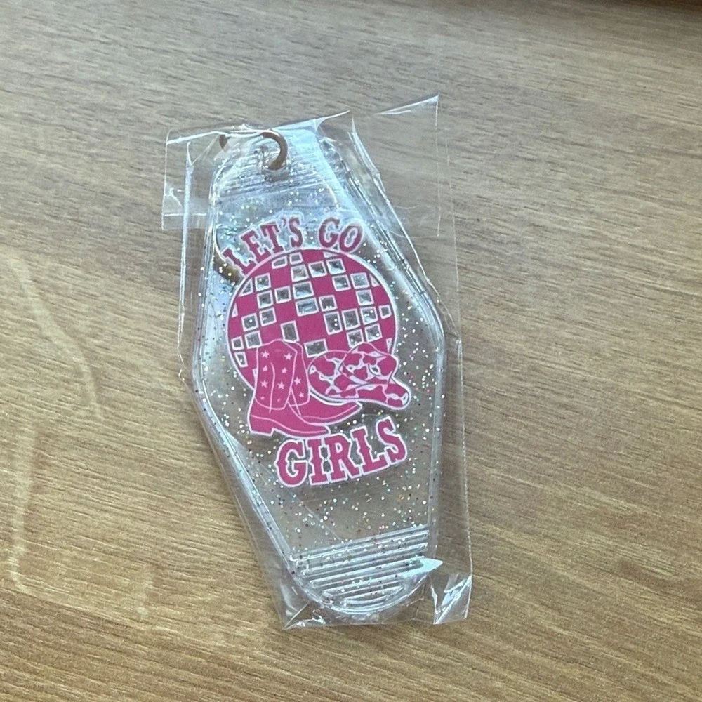 Retro Motel Style Keychain‎ Lot Sassy Phrases Y2K Aesthetic Key Tags NEW